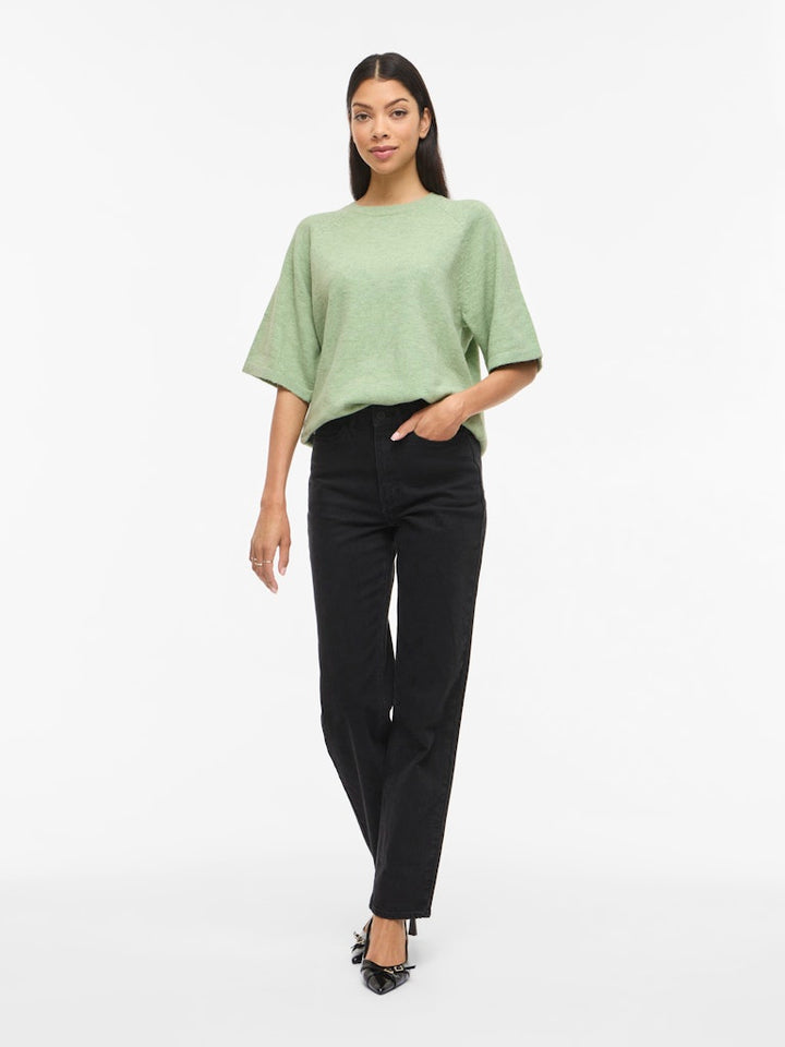 Viliga 2/4 O-neck Knit Top - Noos - Mint