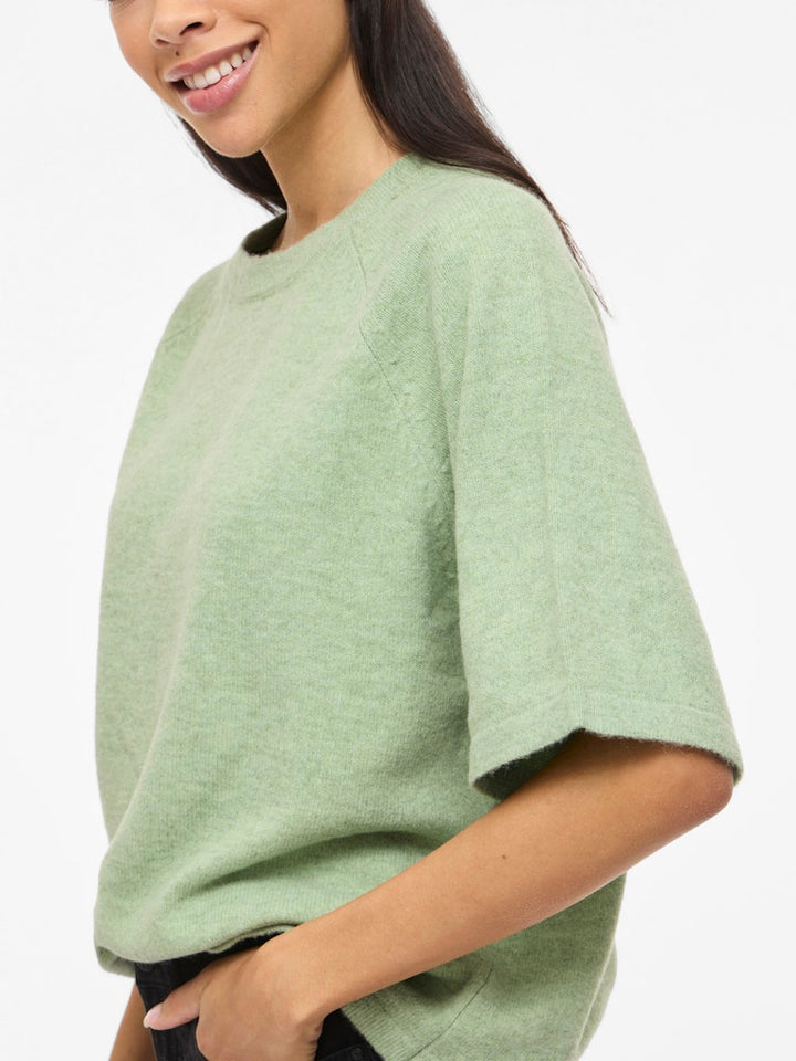 Viliga 2/4 O-neck Knit Top - Noos - Mint