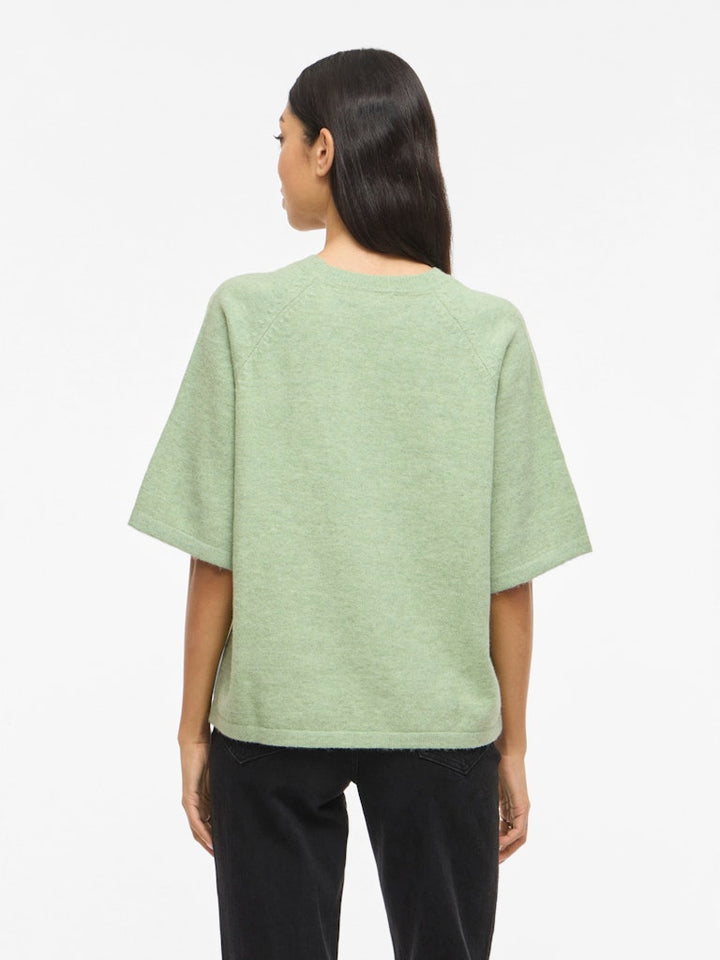 Viliga 2/4 O-neck Knit Top - Noos - Mint