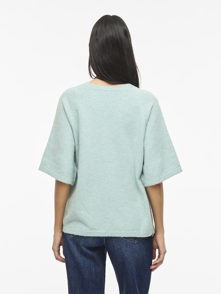 Viliga 2/4 O-neck Knit Top - Noos - Mint