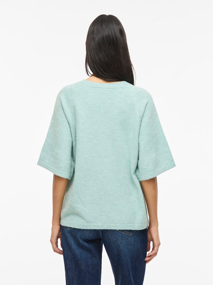 Viliga 2/4 O-neck Knit Top - Noos - Mint
