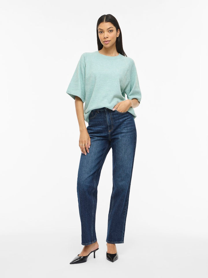Viliga 2/4 O-neck Knit Top - Noos - Mint