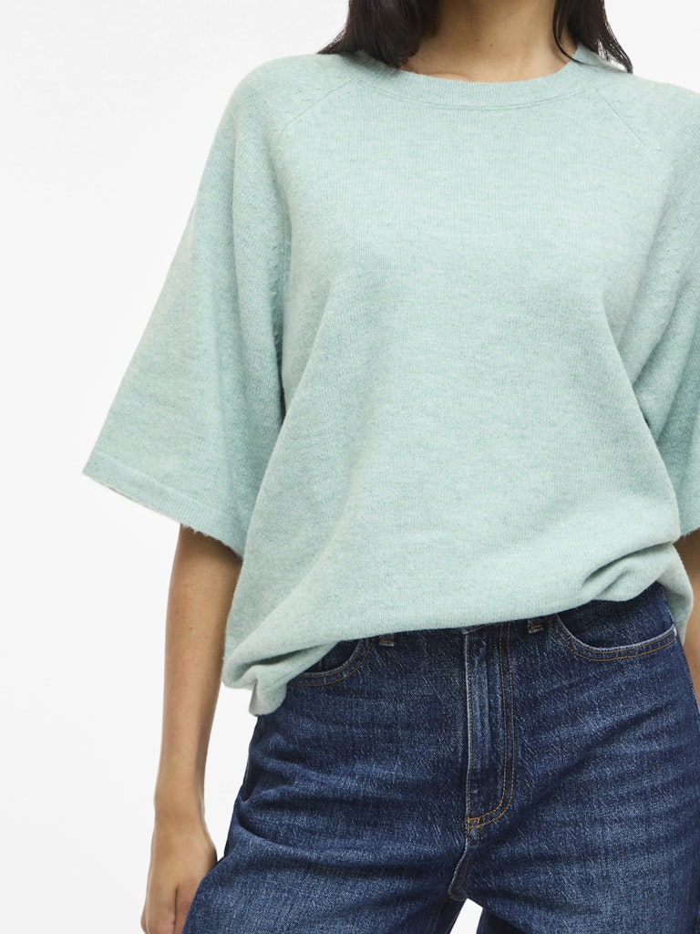 Viliga 2/4 O-neck Knit Top - Noos - Mint