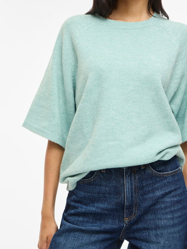 Viliga 2/4 O-neck Knit Top - Noos - Mint
