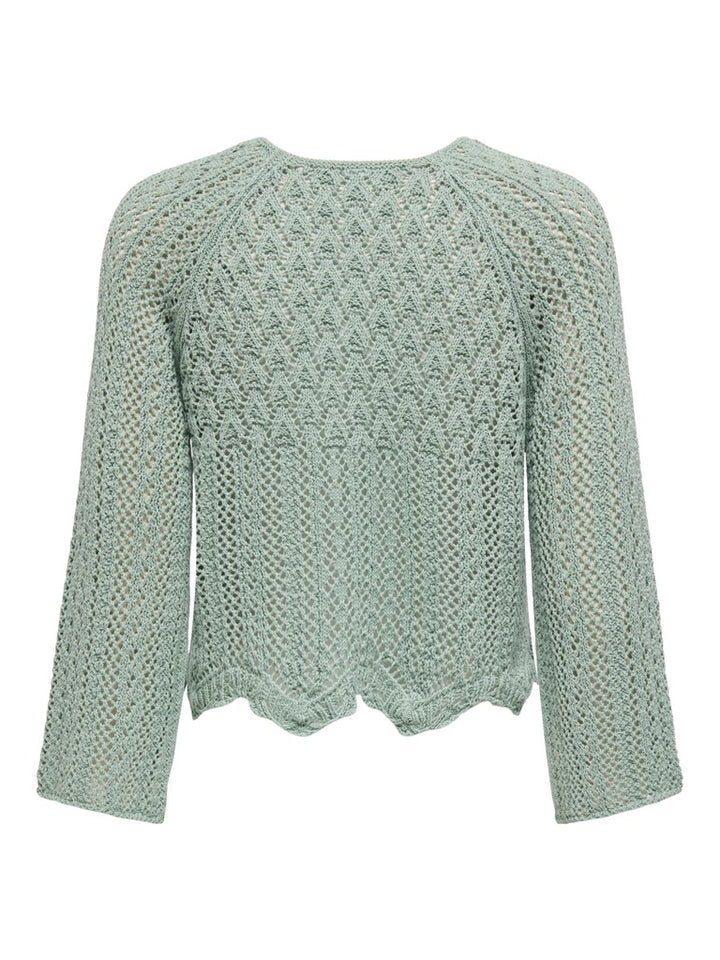 Onlnola Life  3/4 Pullover Knt Noos - Esmerald