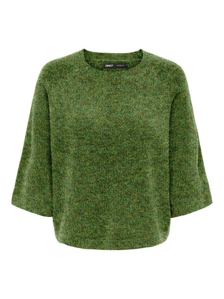 Onlsimoni 3/4 Pullover Knt Noos - Army