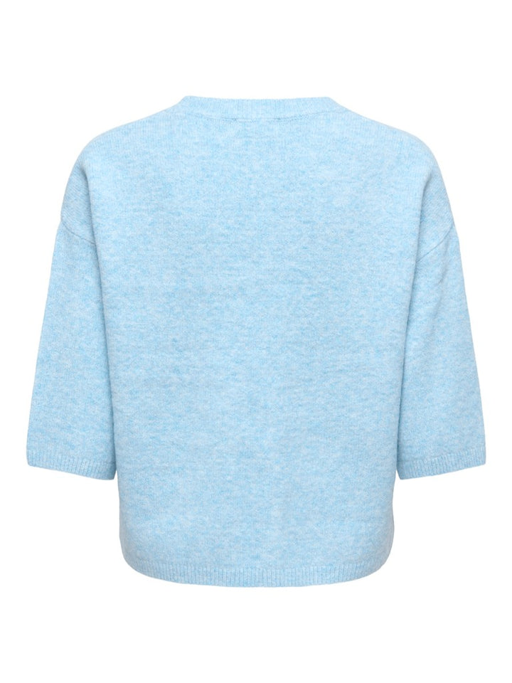 Jdychloe Life 3/4 On Pullover Knt Noos - Lichtblauw