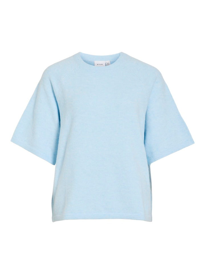 Viliga 2/4 O-neck Knit Top - Noos - Lichtblauw