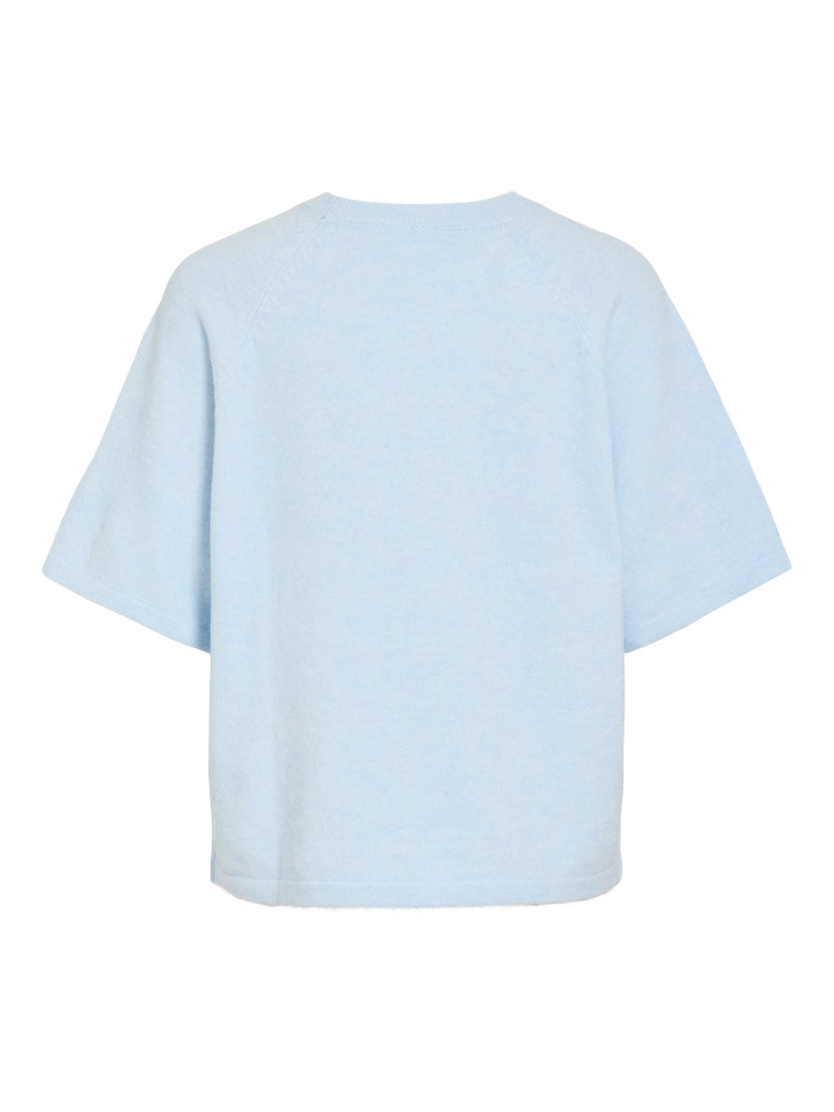 Viliga 2/4 O-neck Knit Top - Noos - Lichtblauw