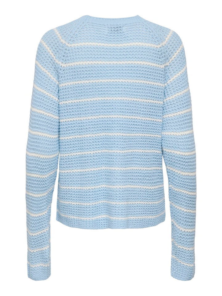 Jdyellen L/s Oneck Raglan Pullover Knt - Lichtblauw