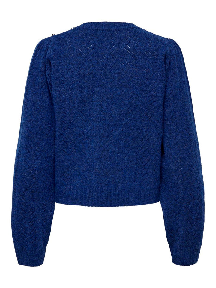 Jdyhadlee L/s Pearl Pullover Knt - Rafblauw