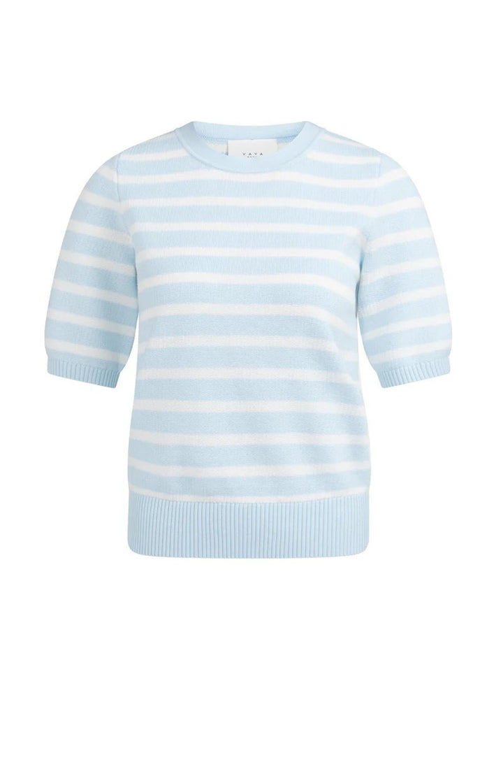 Trui Met Streeppatroon - Blauw Dessin