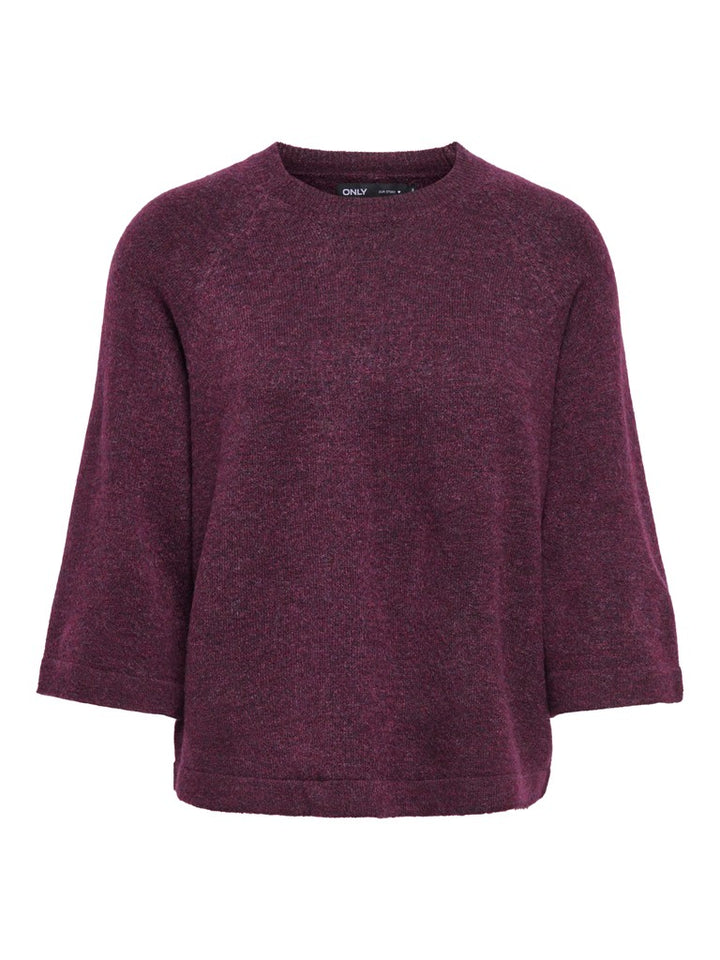 Onlsimoni 3/4 Pullover Knt Noos - Mauve