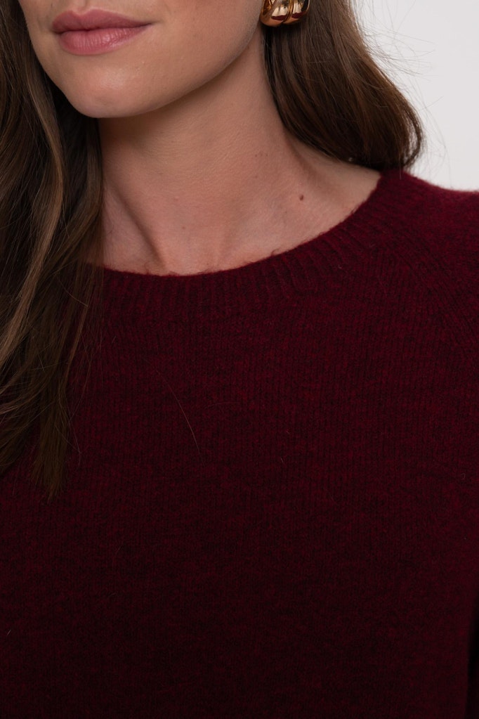 Pull 3/4 Sleeve - Bordeaux