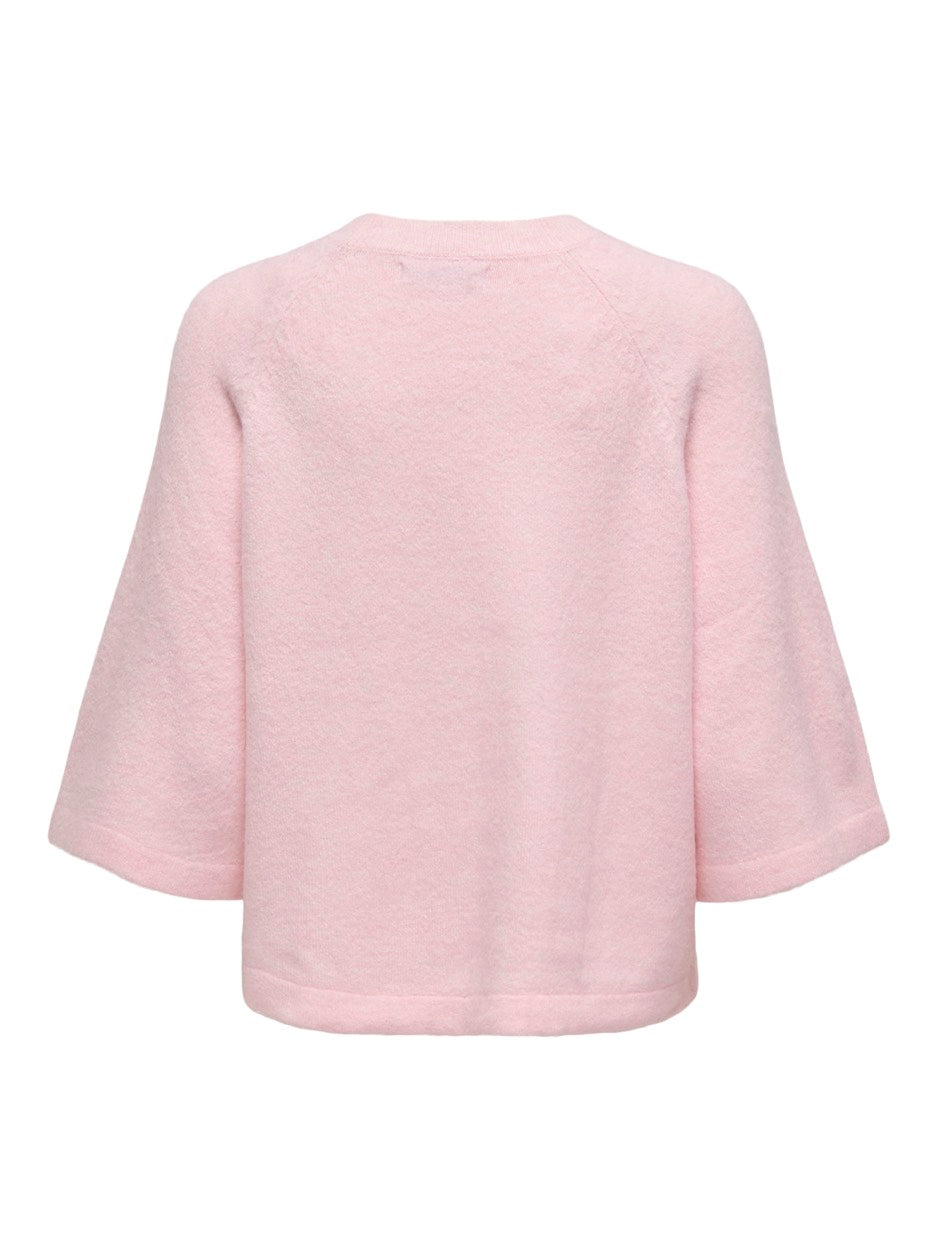 Onlsimoni 3/4 Pullover Knt Noos - Licht Roze