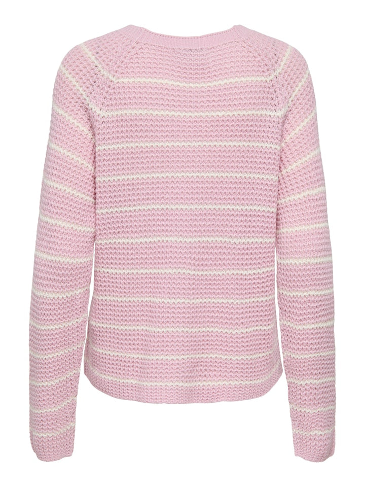 Jdyellen L/s Oneck Raglan Pullover Knt - Licht Roze