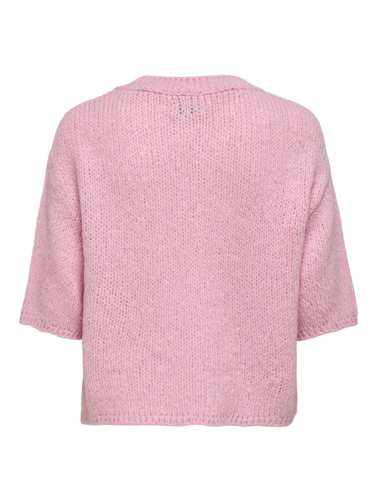 Jdylinea S/s Pullover O-neck Knt Noos - Licht Roze