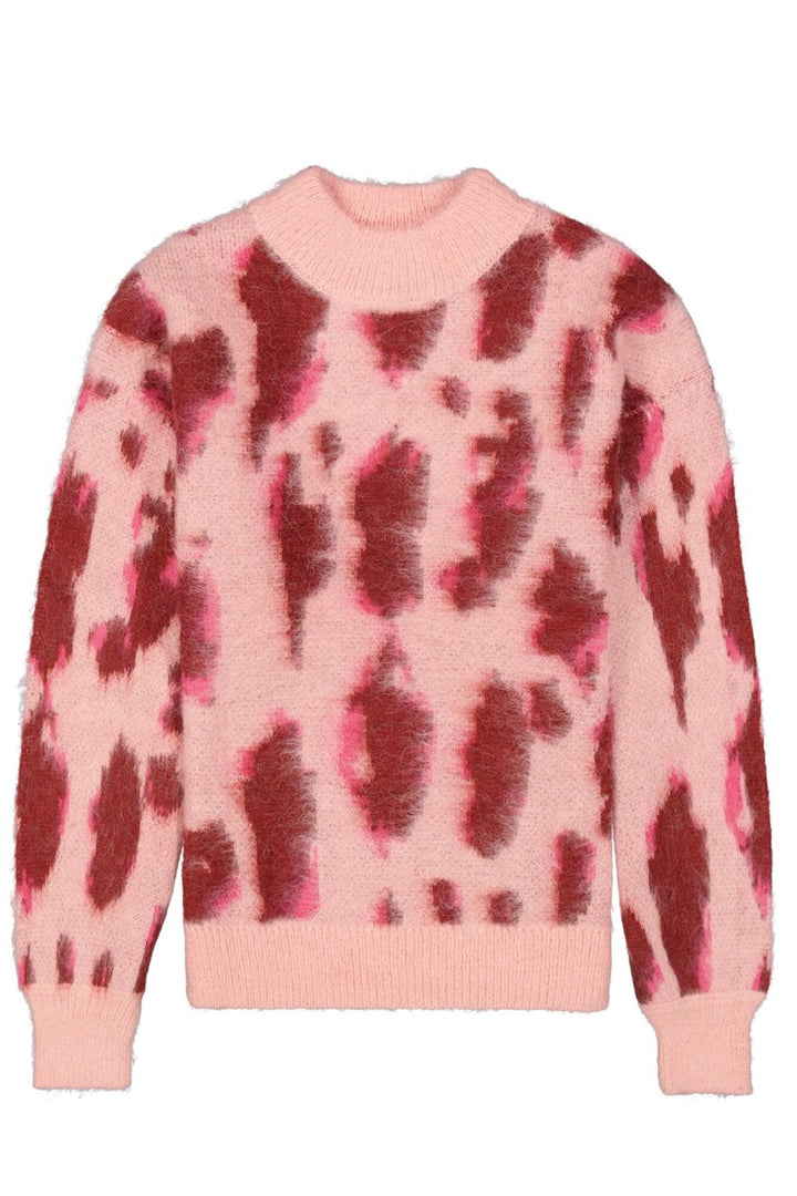 Ladies Pullover - Roze Dessin