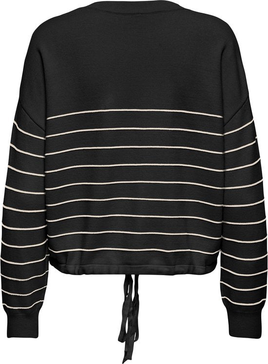 Onlsigne Life Ls Text Detai Oneck Cc Knt - Zwart Dessin