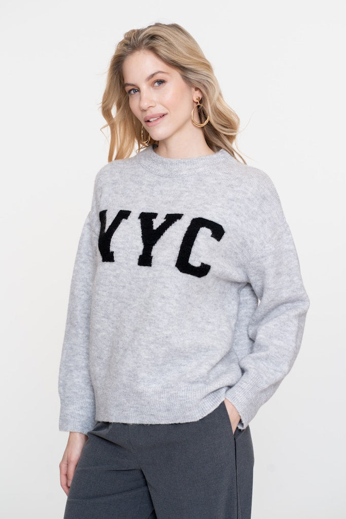 Pullover Nyc - Grijs Melee