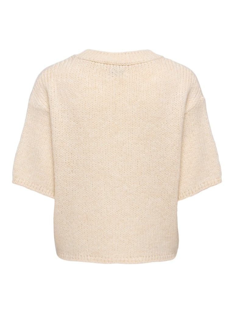 Jdylinea S/s Pullover O-neck Knt Noos - Grijs Melee