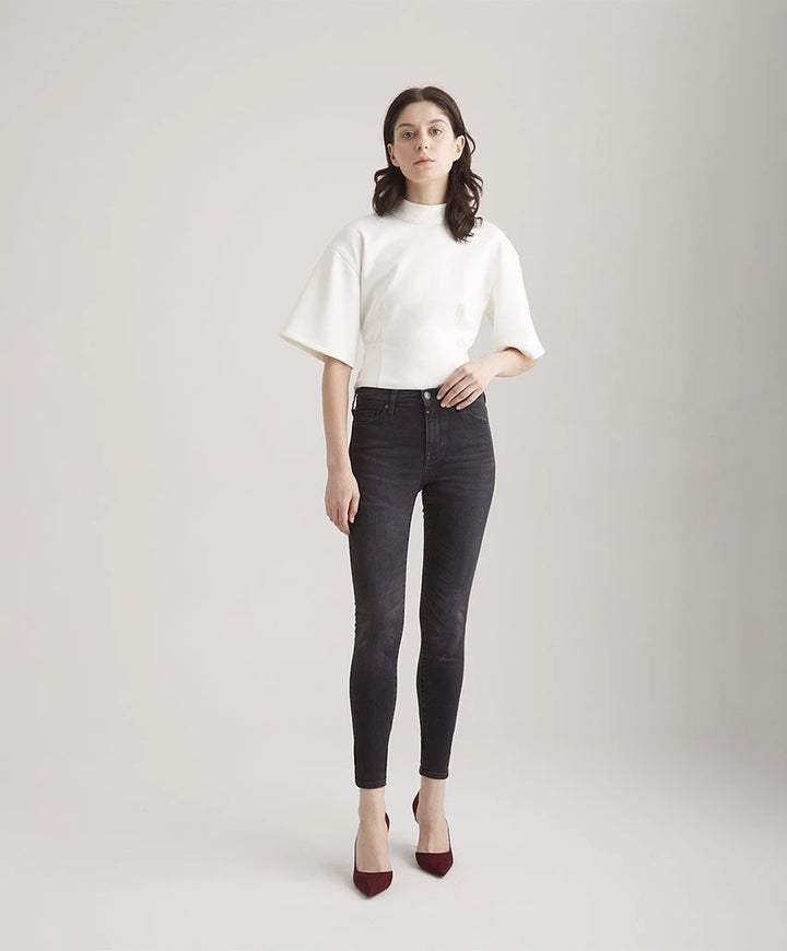 COJ Sophia jeans skinny fit dames black denim - L32