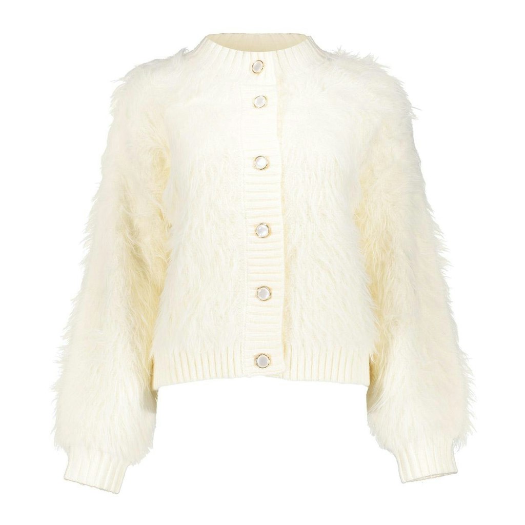 Cardigan Furry - Off-white