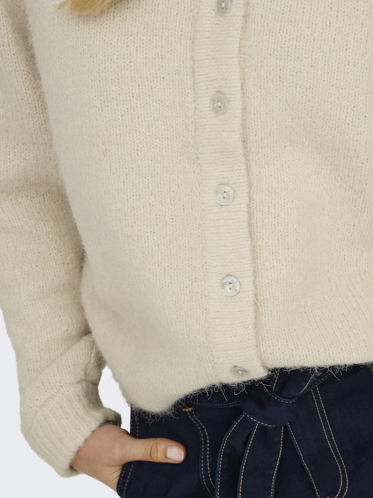 Onlmaggie Life Ls Button Cardigan Cc Knt - Beige