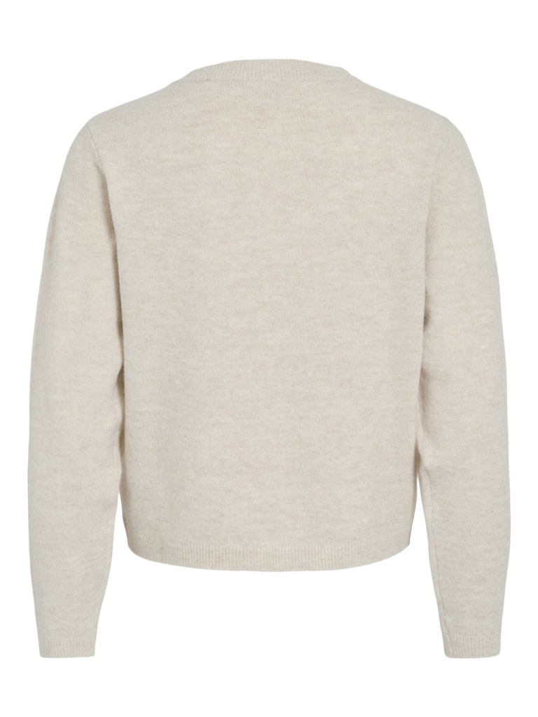Viliga L/s O-neck Knit Cardigan - Noos - Beige