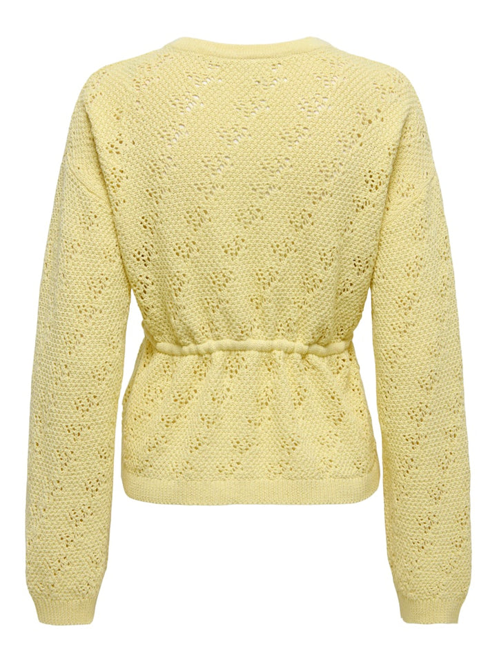 Onlelke Life Ls Cardigan Cc Knt - Geel