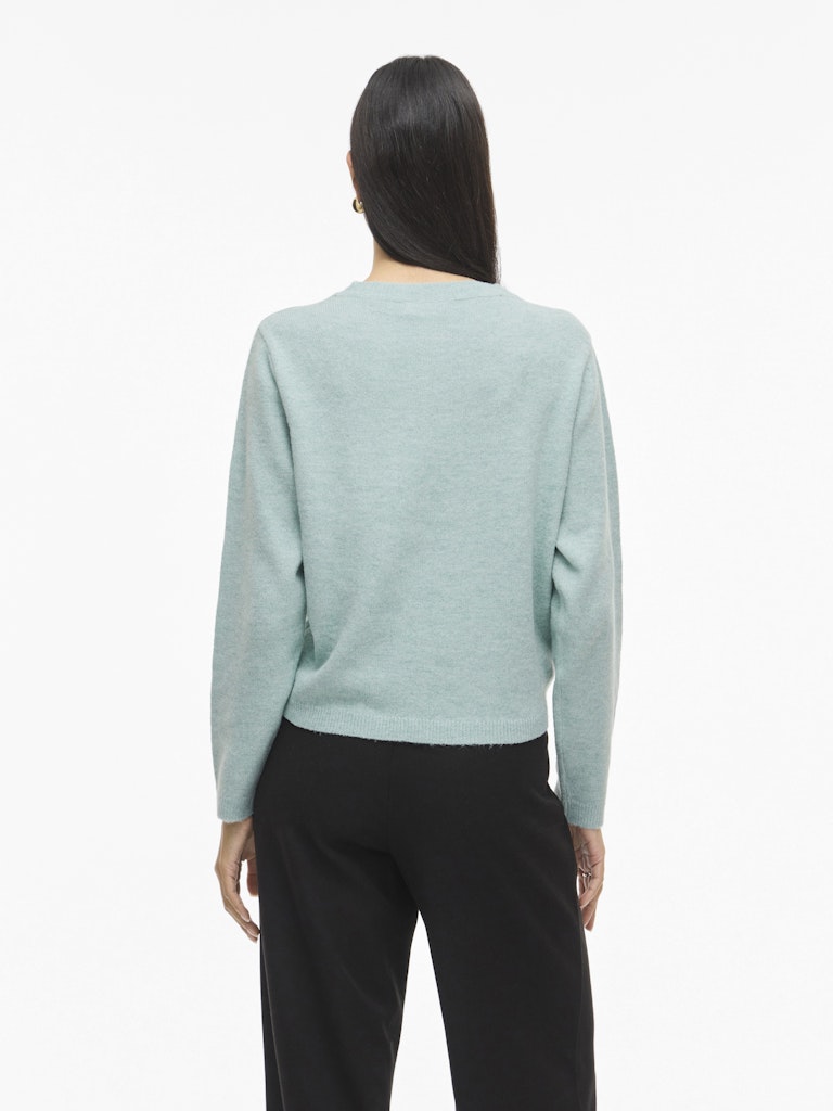Viliga L/s O-neck Knit Cardigan - Noos - Mint