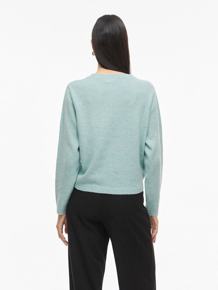 Viliga L/s O-neck Knit Cardigan - Noos - Mint