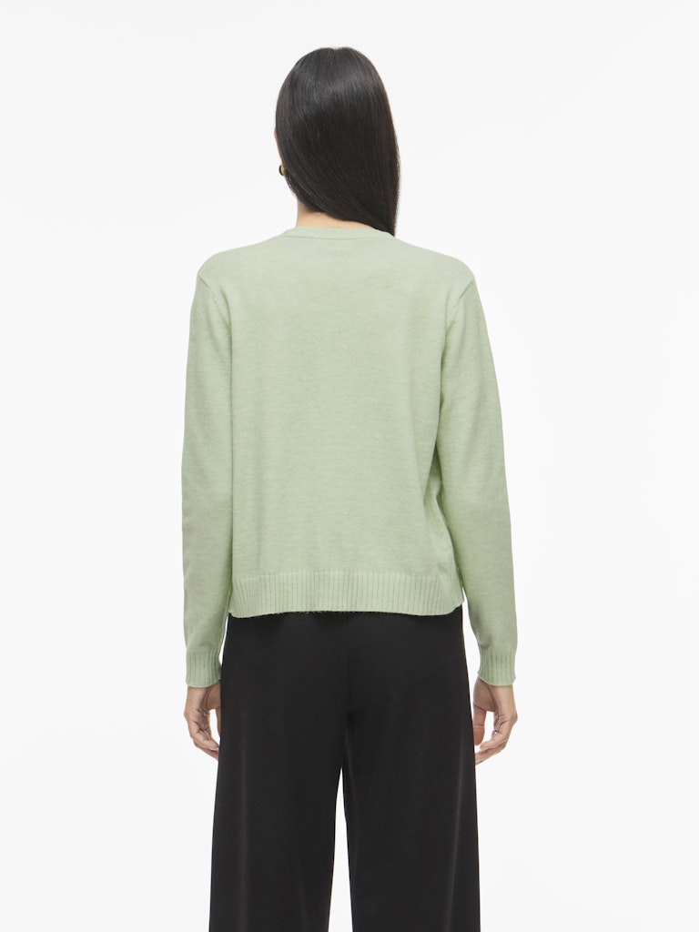 Viril Short L/s Knit Cardigan-noos - Mint