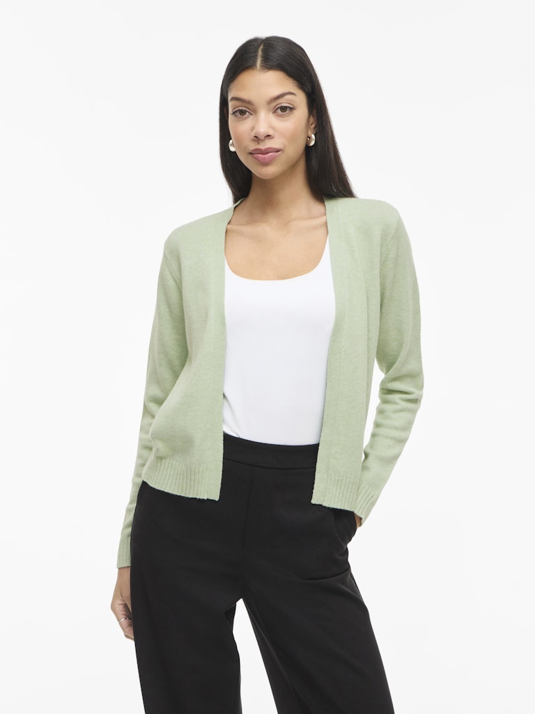 Viril Short L/s Knit Cardigan-noos - Mint