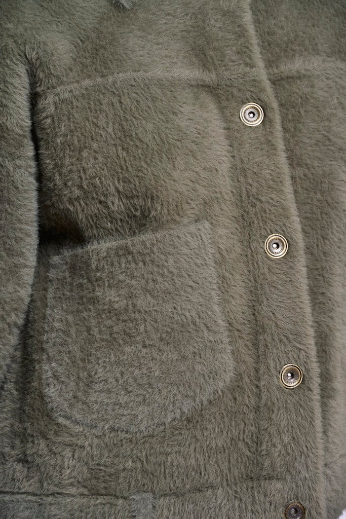 Boxy Jacket - Olijf