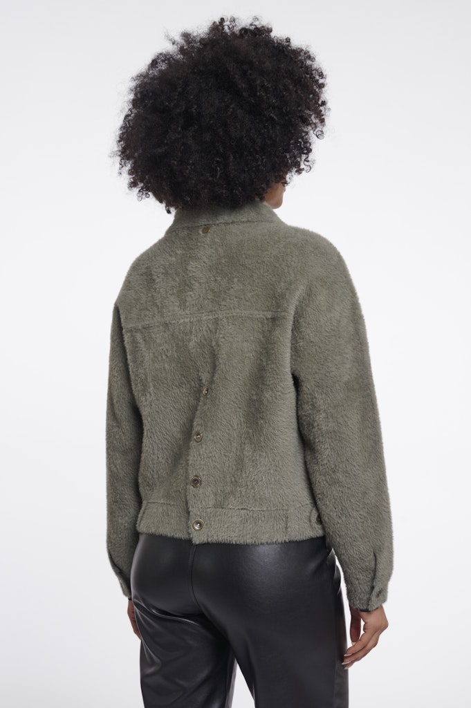 Boxy Jacket - Olijf