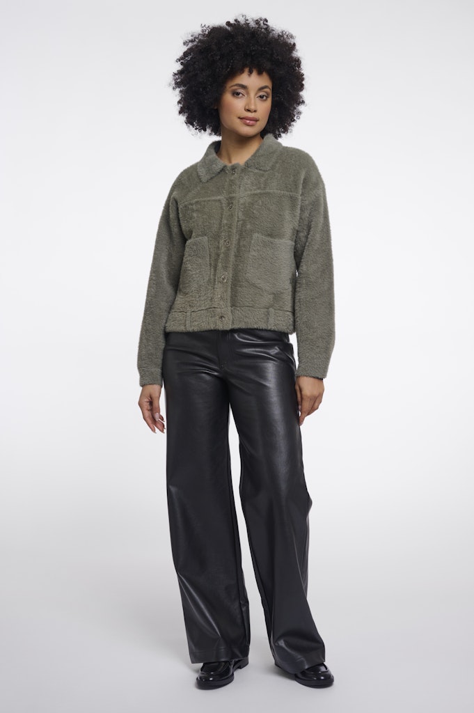 Boxy Jacket - Olijf