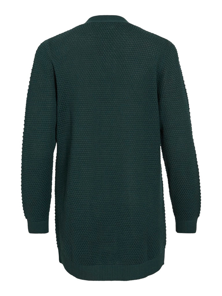 Vidalo L/s Knit Cardigan- Noos - Donkergroen