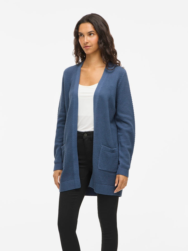 Vidalo L/s Knit Cardigan- Noos - Rafblauw