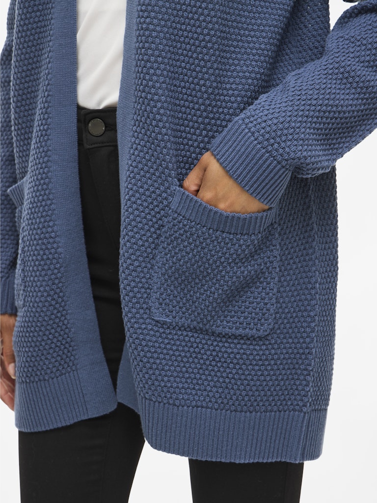 Vidalo L/s Knit Cardigan- Noos - Rafblauw