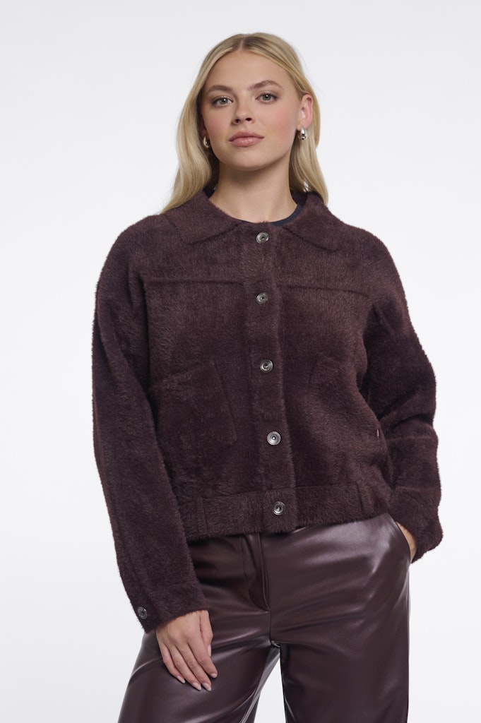 Boxy Jacket - Bordeaux