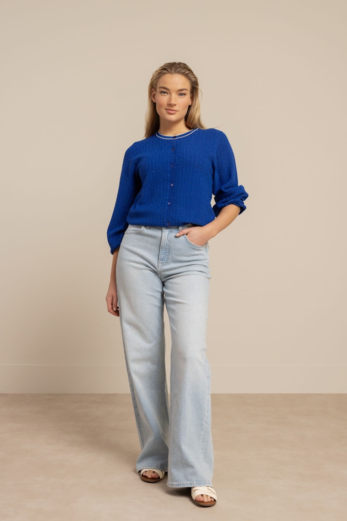 Jaxx Twinset Cardigan - Rood Dessin