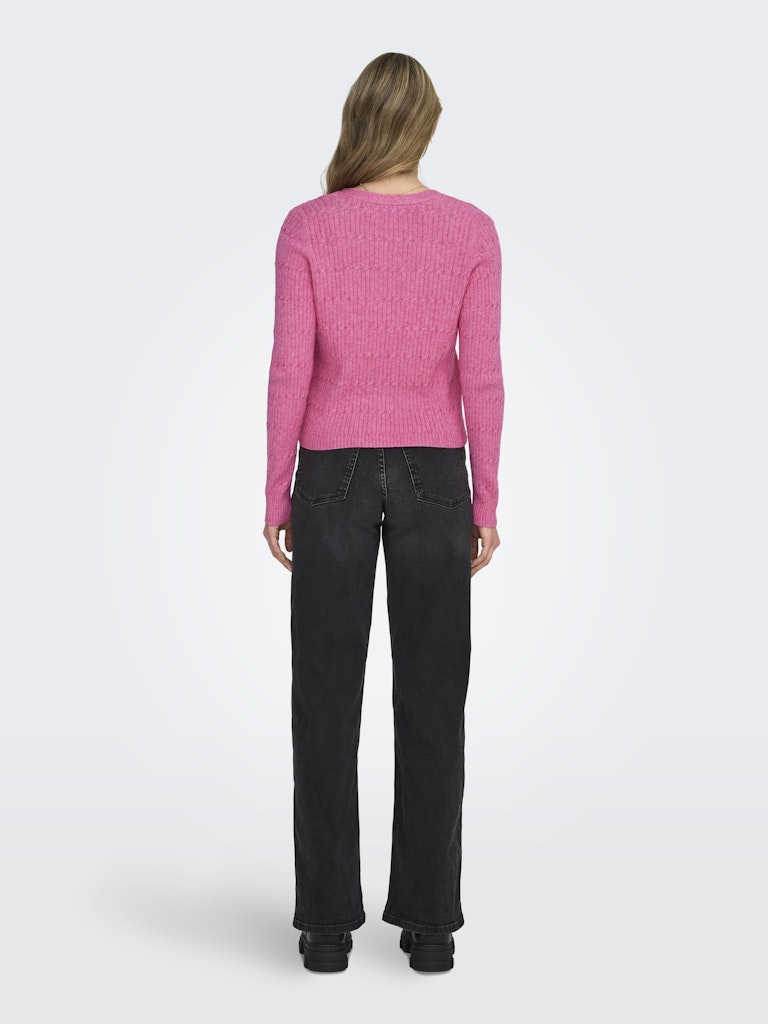 Onlkatia Ls Vneck Cardi Knt Noos - Roze