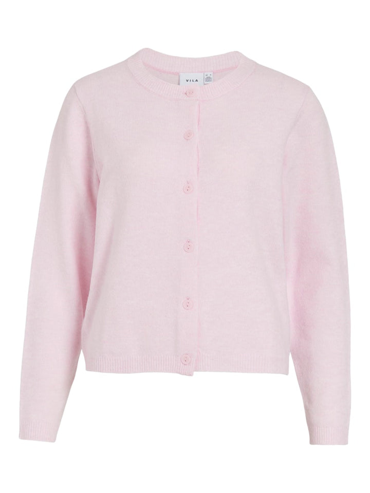 Viliga L/s O-neck Knit Cardigan - Noos - Licht Roze
