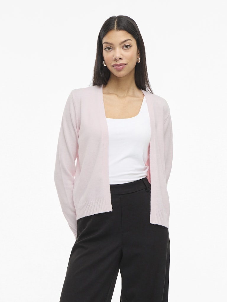 Viril Short L/s Knit Cardigan-noos - Licht Roze