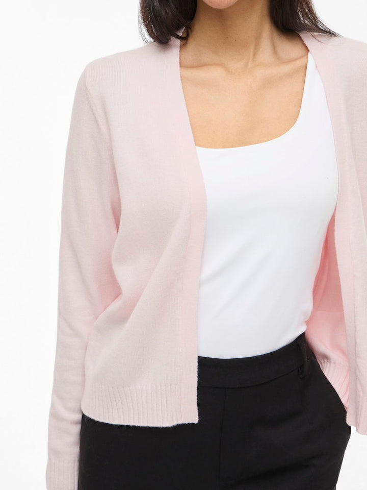 Viril Short L/s Knit Cardigan-noos - Licht Roze