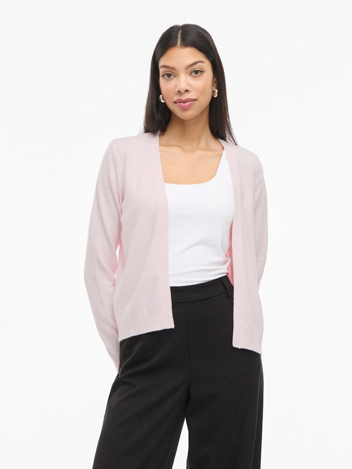 Viril Short L/s Knit Cardigan-noos - Licht Roze