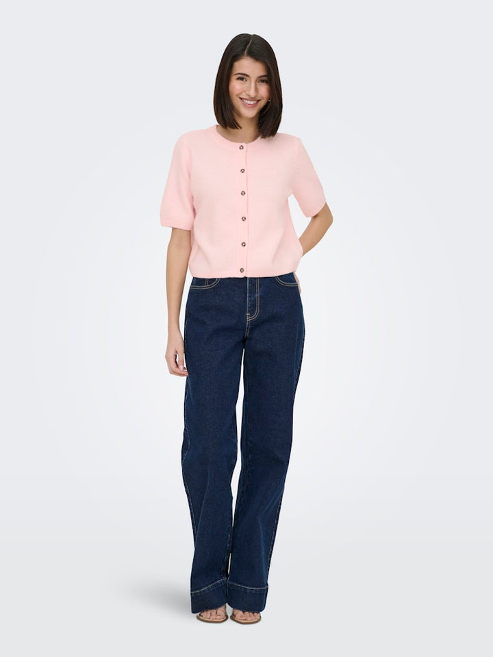 Jdychloe Life 2/4 Cardigan Knt - Licht Roze