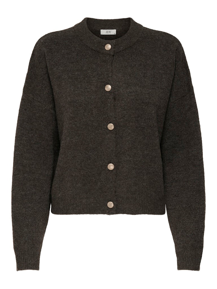 Jdydebbie L/s O-neck Cardigan Knt - Bruin