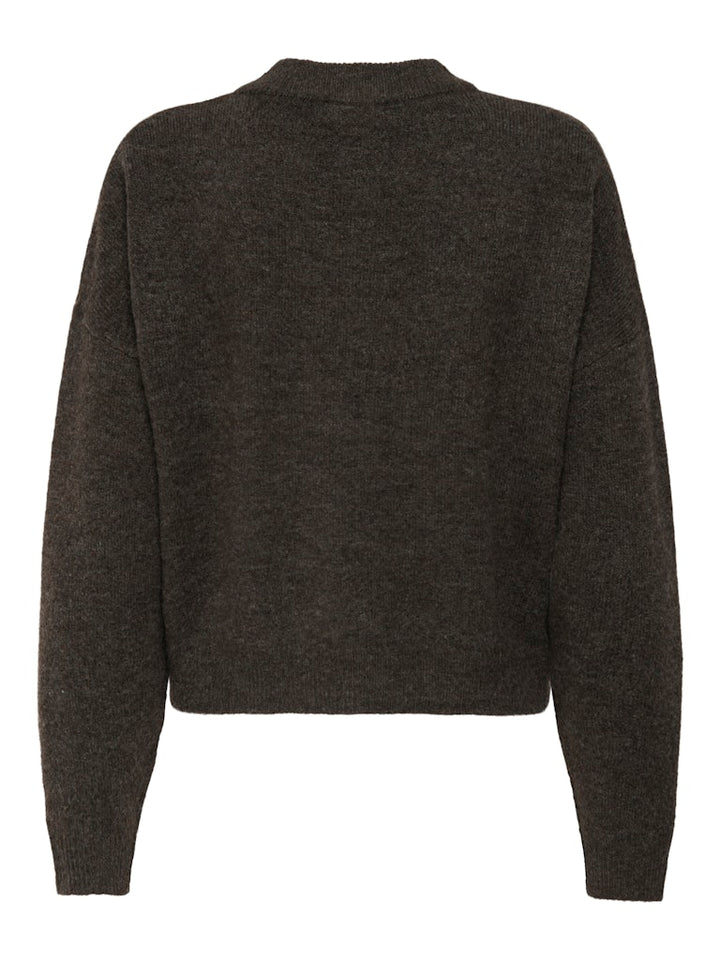 Jdydebbie L/s O-neck Cardigan Knt - Bruin